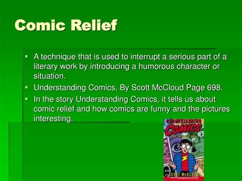 comedy relief meaning