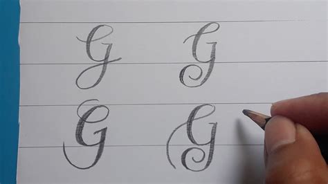 How to Write a Uppercase G in Cursive and Explore its Aesthetic Value